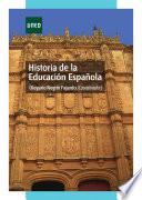 Libro Historia de la educación española