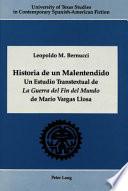 Libro Historia de un malentendido