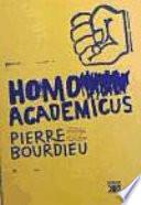 Libro Homo academicus
