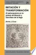 Libro Imitación y transformación