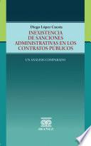 Libro Inexistencia de sanciones administrativas en los contratos públicos