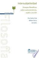 Libro Intersubjetividad. Ensayos filosóficos sobre autoconciencia, sujeto y acción