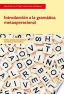 Libro Introducción a la gramática metaoperacional