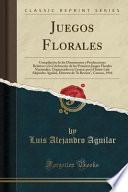 Libro Juegos Florales