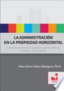 Libro La administración en la propiedad horizontal