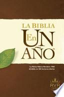 Libro La Biblia en un Ano-Rvr 1960