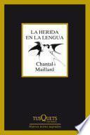 Libro La herida en la lengua