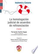 Libro La homologación judicial de acuerdos de refinanciación