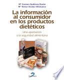 Libro La información al consumidor en los productos dietéticos