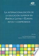 Libro La internacionalización de la educación superior en América Latina y Europa: retos y compromisos