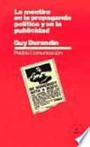 Libro La mentira en la propaganda política y en la publicidad