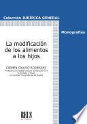 Libro La modificación de los alimentos a los hijos