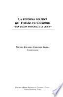 Libro La reforma política del estado en Colombia