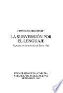 Libro La subversión por el lenguaje