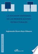 Libro La sucesión universal en las modificaciones estructurales.