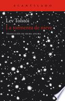 Libro La tormenta de nieve