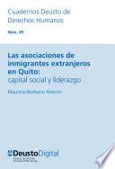 Libro Las asociaciones de inmigrantes extranjeros en Quito