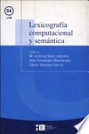 Libro Lexicografía computacional y semántica