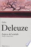 Libro Lógica del sentido