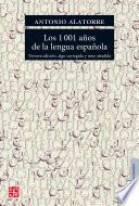 Libro Los 1001 años de la lengua española
