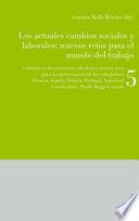 Libro Los actuales cambios sociales y laborales