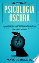 Libro Maestría en Psicología Oscura
