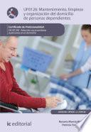 Libro Mantenimiento, limpieza y organización del domicilio de personas dependientes. SSCS0108