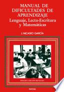 Libro Manual de dificultades de aprendizaje