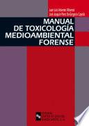 Libro Manual de toxicología medioambiental forense