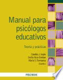 Libro Manual para psicólogos educativos
