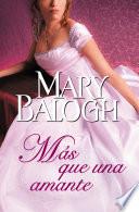 Libro Más que una amante (Amantes 1)