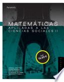 Libro Matemáticas II para Ciencias Sociales. 2º Bachillerato