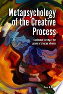 Libro Metapsychology of the Creative Process