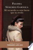 Libro Mi recuerdo es más fuerte que tu olvido