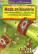 Libro Moda en bisutería con imperdibles, abalorios y cuentas de madera