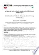 Libro Modelo de Recomendación Basado en Conocimiento y Números SVN