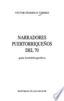 Libro Narradores puertorriqueños del 70