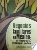 Libro Negocios familiares en México