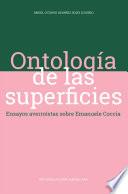 Libro Ontología de las superficies