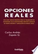 Libro Opciones reales. Teoría y práctica