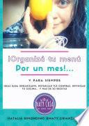 Libro Organizá tu menú por un mes y para siempre