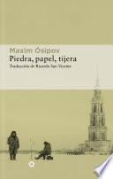 Libro Piedra, papel, tijera