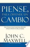 Libro Piense para Obtener un Cambio
