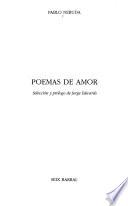 Libro Poemas de amor