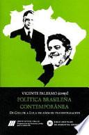Libro Política brasileña contemporánea