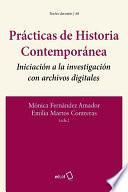 Libro Prácticas de Historia Contemporánea: Iniciación a la investigación con archivos digitales