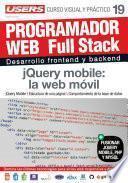 Libro PROGRAMACION WEB Full Stack 19 - jQuery mobile: la web móvil