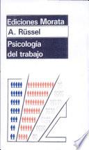 Libro Psicología del trabajo