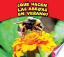 Libro ¿Qué hacen las abejas en verano?