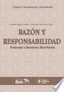Libro Razón y responsabilidad. Homenaje a Rosemary Rizo-Patrón de Lerner